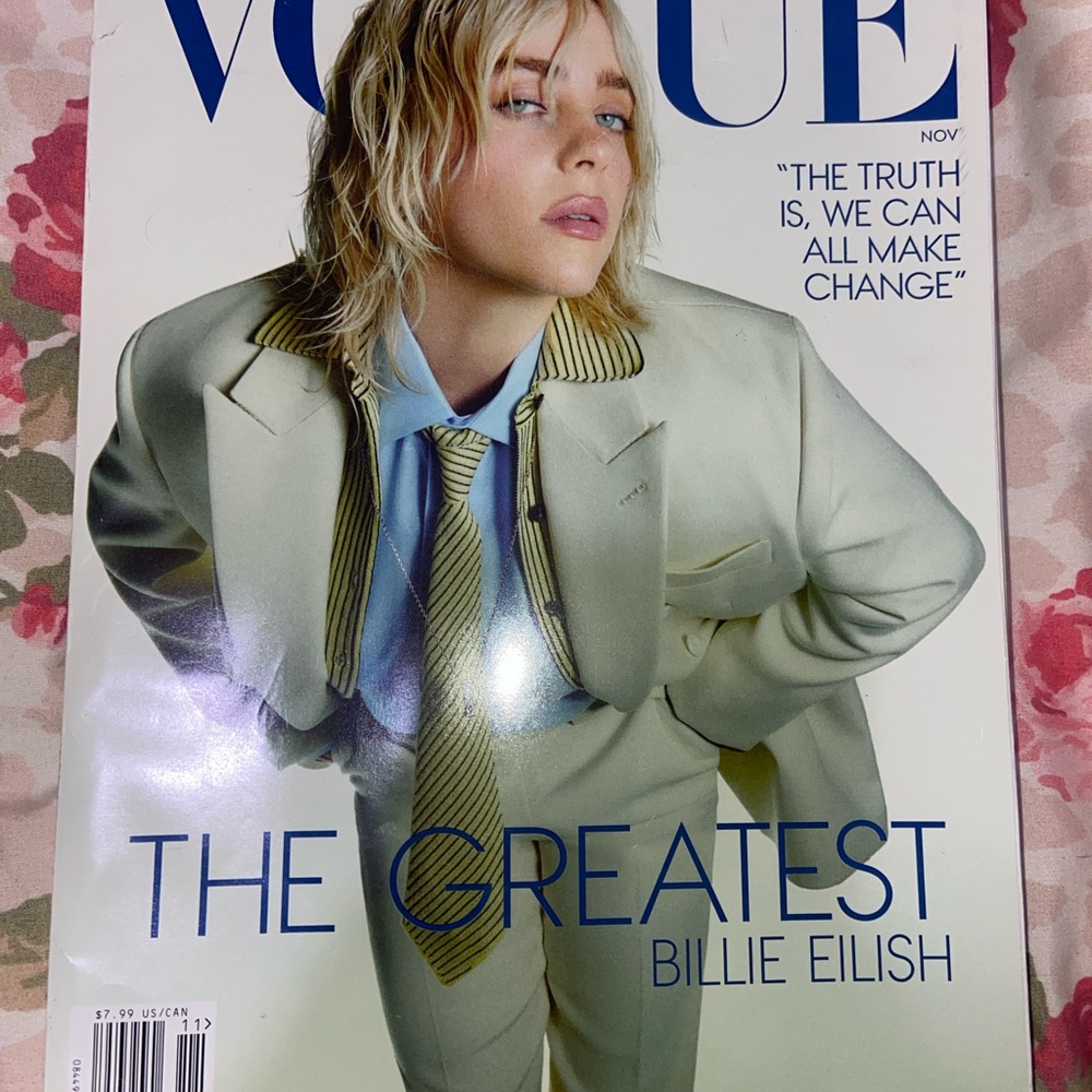 Billie Eilish vogue cover october 2024